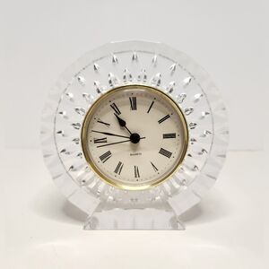 Vintage Staiger German Crystal Quartz Desk Clock